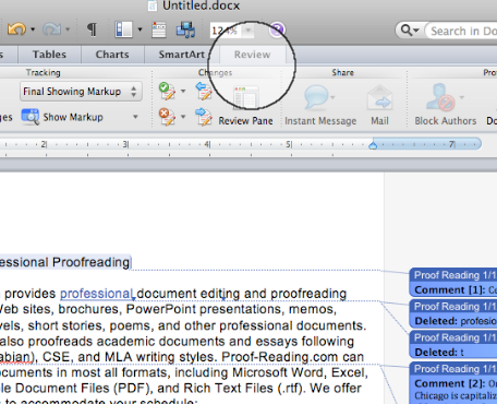 Set Preferences In Word For Mac 2011 To Not Show Comments