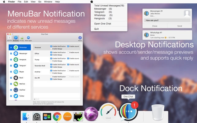 Desktop app for messenger